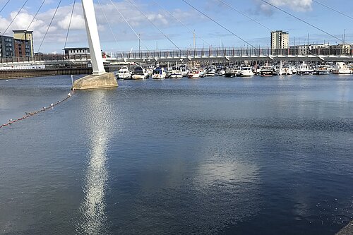 Image of the Tawe at Sail Bridge