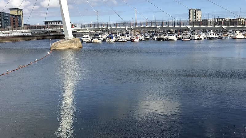 Image of the Tawe at Sail Bridge