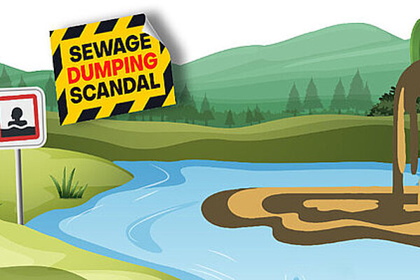 Graphic of Sewage Dumping Scandal