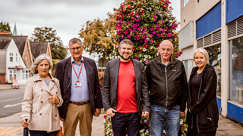 Sketty Lib Dem Team in Sketty Cross